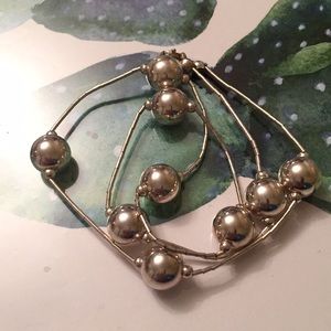 sterling silver ball necklace